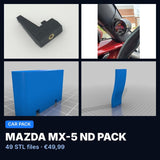 Mazda MX-5 ND Pack – 49 STL Files