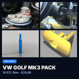 VW Golf MK3 Pack – 16 STL Files