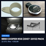 MINI Cooper R56 (2007-2013) Pack – 22 STL Files