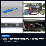 Ford F-150 11th gen (2004-2008) Pack – 22 STL Files