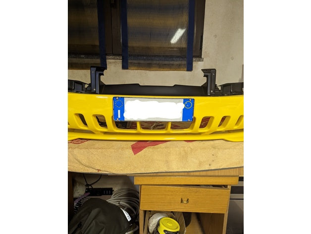 Fiat Coupe License Plate Frame