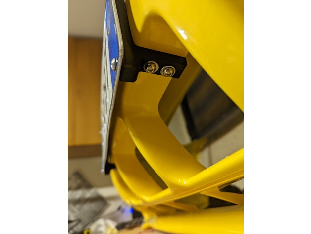 Fiat Coupe License Plate Frame