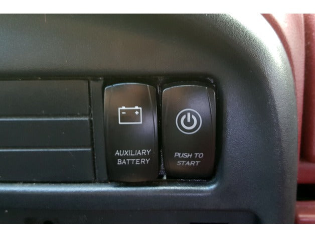 92-96 F-150 / Bronco Rocker Switch Mount – 1992 Ford F-150, 1993 Ford F-150, 1994 Ford F-150, 1995 Ford F-150, 1996 Ford F-150, 1992 Ford Bronco, 1993 Ford Bronco, 1994 Ford Bronco, 1995 Ford Bronco, 1996 Ford Bronco