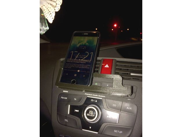 Iphone 6 Plus + Case with CD Slot Mount for Honda Civic 2012 – 2012 Honda Civic