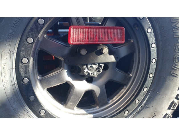 Jeep License Plate Relo Bracket for TeraFlex Mopar HD Tire Carriers – Jeep