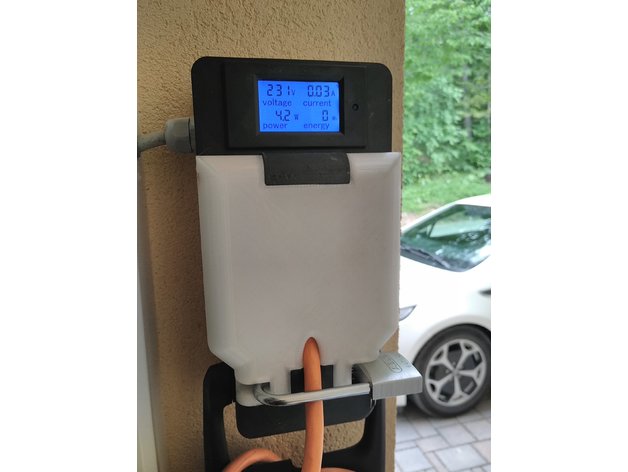 Theft Deterrent Mount for Opel Ampera Charging Cable with Meter – Opel Ampera