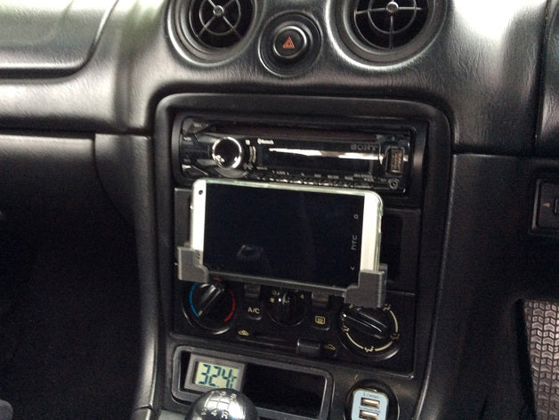 Mazda MX-5 Miata (or Similar '99 Era Mazda) DIN HTC One M7 Holder – Mazda MX-5