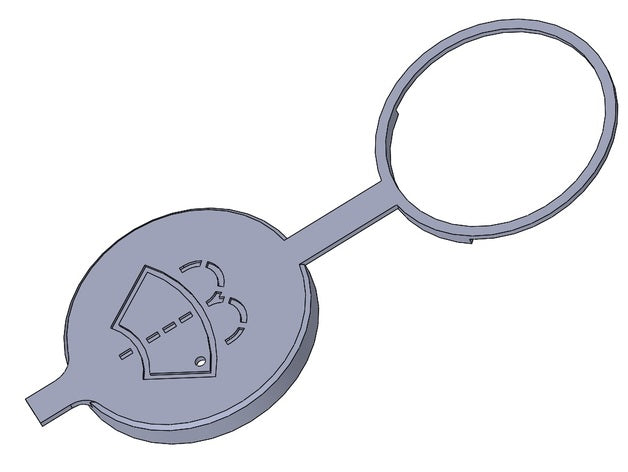 Wiper Washer Reservoir Cap (TPU Print) – Peugeot, Citroen