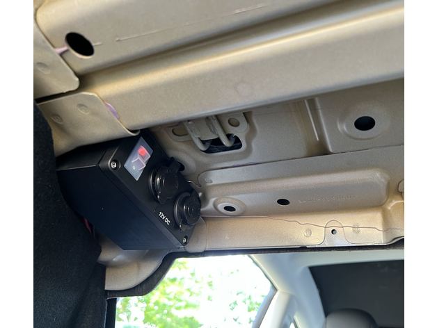 Tesla Model 3 Trunk 12v Panel Enclosure – Tesla Model 3