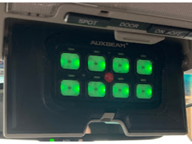 Land Cruiser 200 - Auxbeam Switch Panel - Sunglasses Flip Down Insert Bezel – Toyota Land Cruiser