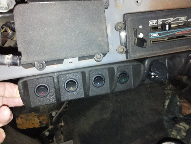 Jeep YJ - Switch Tray Under Dash – Jeep Wrangler