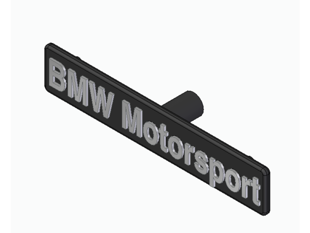 BMW MOTORSPORT Badge for BMW E30 – BMW E30