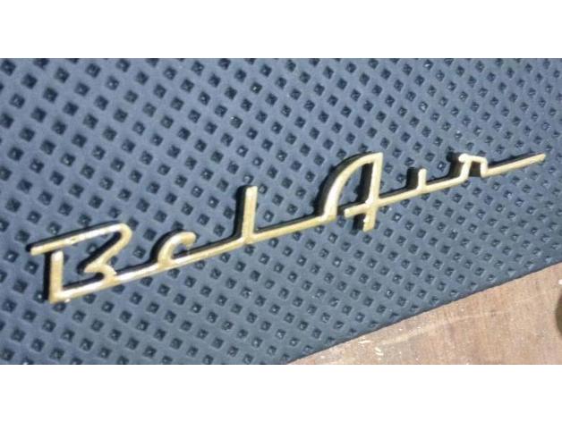 Bel Air - Chevy 57 - Emblem – 1957 Chevrolet Bel Air