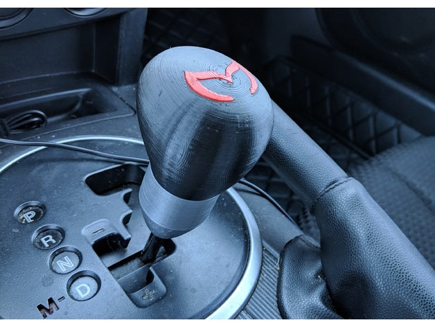 NC Miata Automatic Shift Knob with Mazda Batman Logo M8x1.25 – Mazda MX-5