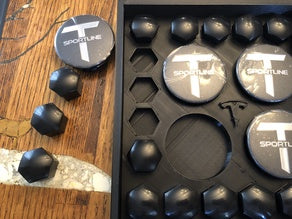 Lug Nut Covers Container for Tesla Model 3 Tsportline Wheels – Tesla Model 3