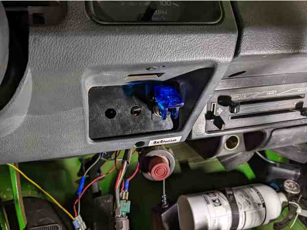 Jeep YJ Dash Switch Plate - Fits in OEM Location – Jeep Wrangler