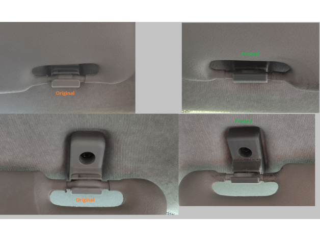 Fiat Panda Sun Visor Hook 2008 – Fiat Panda