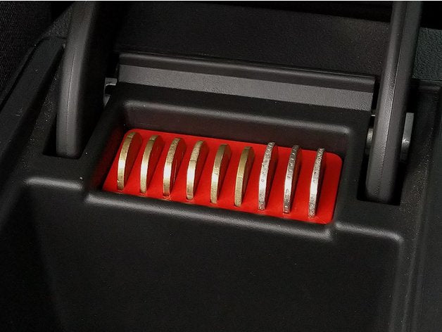 Coin Holder Seat Leon 5F (center Armrest) 50ct 1€ 2€ – SEAT Leon