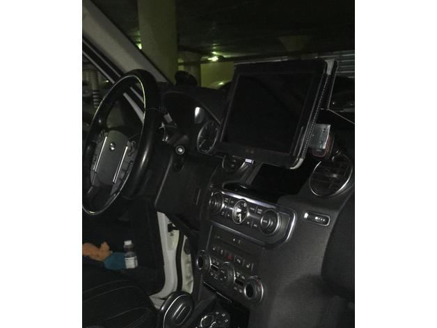 Tablet Holder for Car with Hinge (Galaxy Tab, Land Rover) – Land Rover