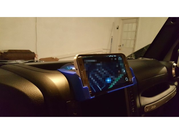 Jeep Wrangler JKU Center Dash Phone Holder – Jeep Wrangler