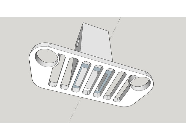 Jeep JL Grill Hitch Receiver Cover – Jeep Wrangler