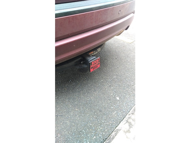 Jeep Logo Hitch Cover (Square Frame) – Jeep