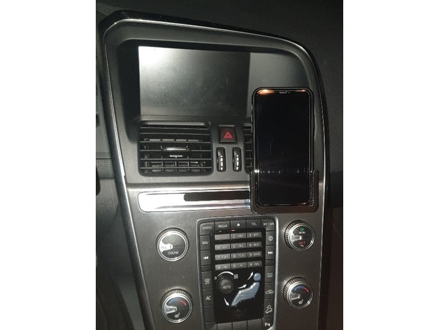 Volvo XC60 iPhone XR (with Slim Cover) Mount CD-Slot – Volvo XC60