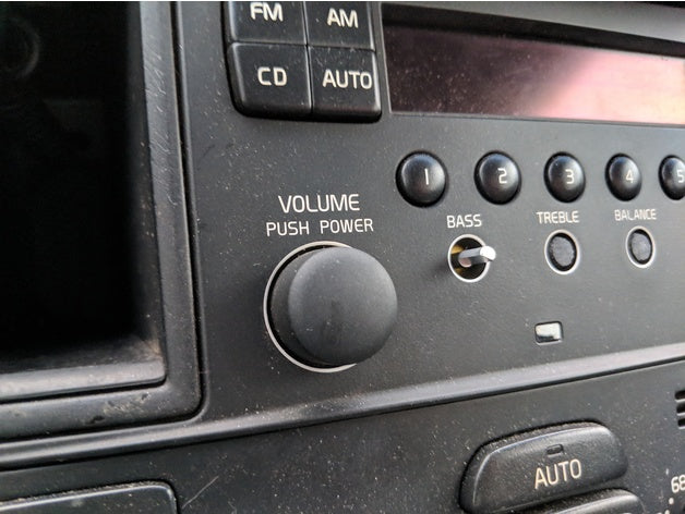 Volvo Stereo Knobs For: Bass,treble,balance,fade – Volvo