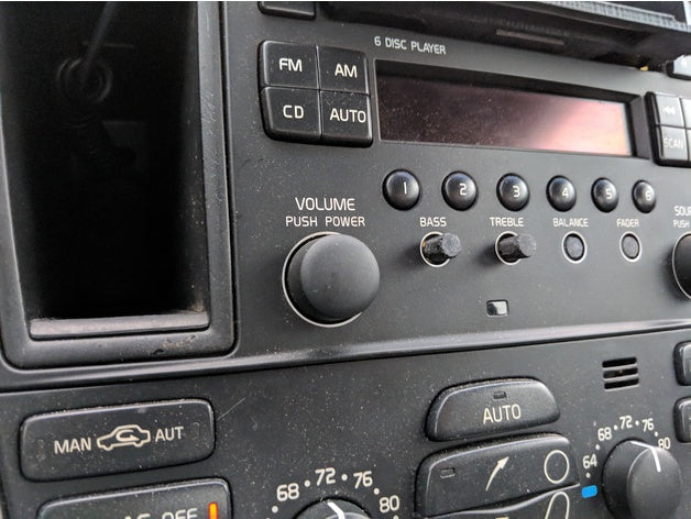 Volvo Stereo Knobs For: Bass,treble,balance,fade – Volvo