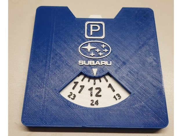 Parking Disc with Subaru Logo – Subaru