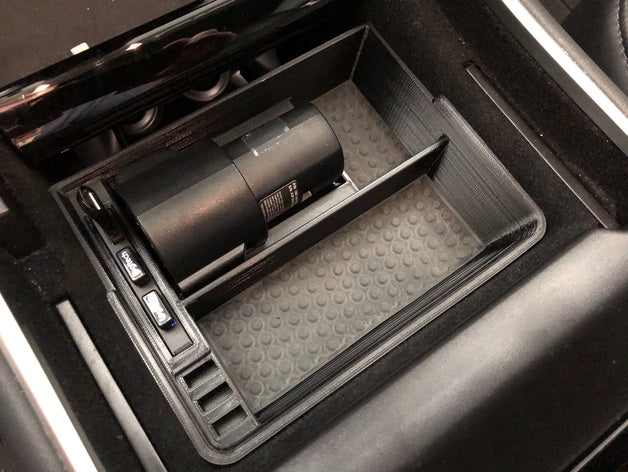Tesla Model 3 Tray with Integrated USB Hub + J1772 Slot – Tesla Model 3