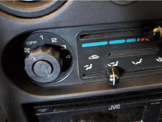 NA Miata AC HVAC Knob and Button – Mazda MX-5