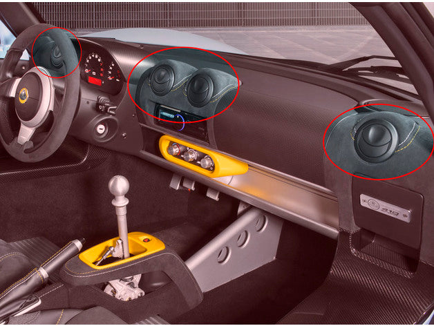 Lotus Elise/Exige 2" Gauge Vent Mount Pod – Lotus Elise