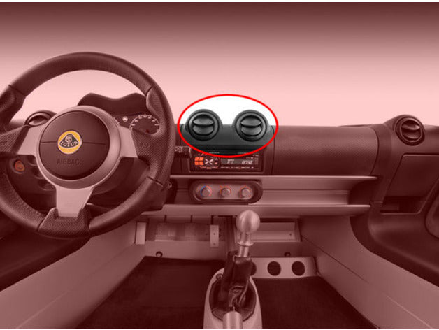 Lotus Elise/Exige 2" Gauge Vent Mount Pod – Lotus Elise