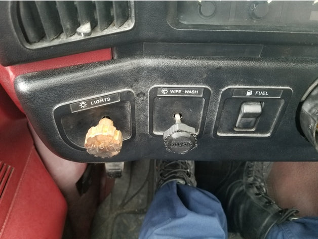Ford F250 Wiper Switch Knob 1988 (May Fit Other Vehicles) – 1988 Ford F-250