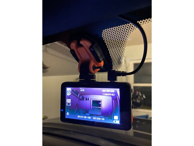 Go Pro Buckle Mount, Altered for Apeman Dash Cam – Toyota Tacoma