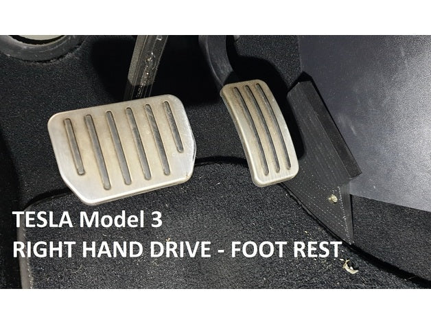 Tesla Model 3 RHD Foot Rest – Tesla Model 3