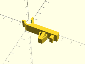 GMC Canyon Chevrolet Colorado Hood Prop Stand Retainer Clip - OpenSCAD – Chevrolet Colorado, GMC Canyon