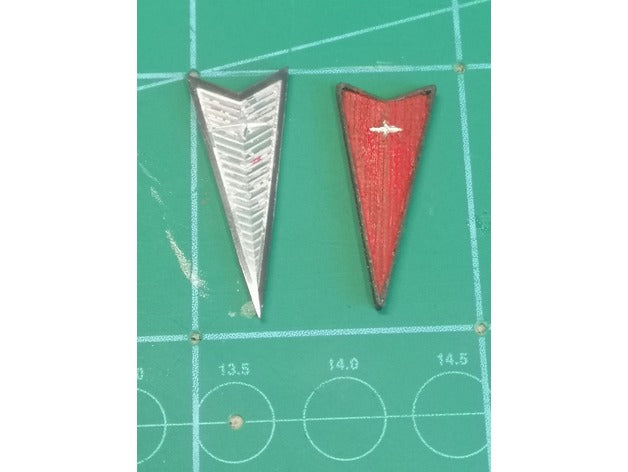 Fiero Notchback Sail Panel Emblems – Pontiac