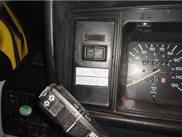Volkswagen MK1 Convertable Warning Light Covers – Volkswagen