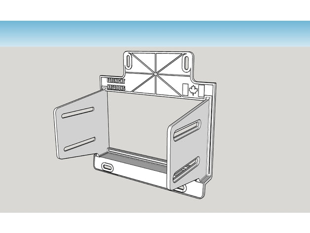 80-86 Bullnose Ford Double Din Mount – Ford
