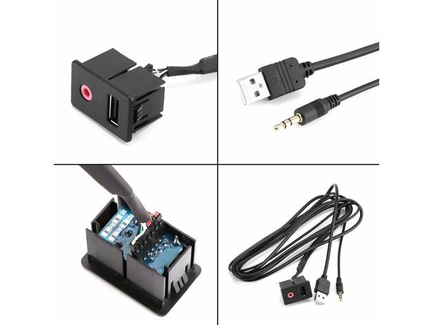 VW MK4 Glove Box USB AUX Panel Mount Faceplate – Volkswagen