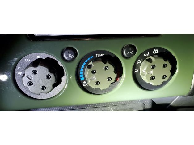 FJ Cruiser Climate Control Knobs – Toyota