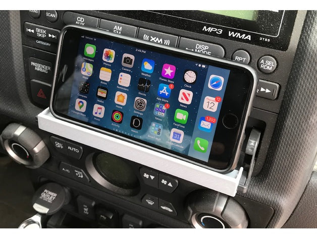 Honda Ridgeline Cubby Phone Mount Ledge for iPhone 8+ – Honda