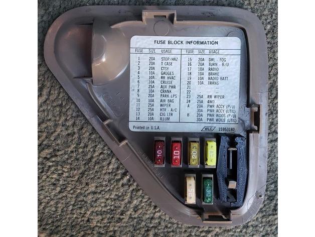1996 GMC Suburban Fuse Puller – GMC