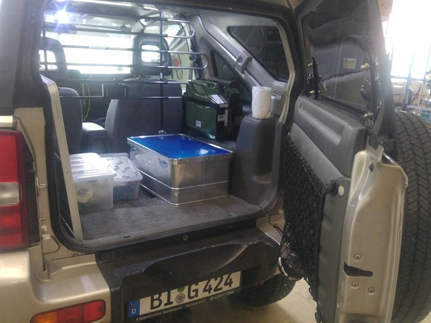 Suzuki Jimny Box for Removed Back Seat Safety Belt, Hard Top or Cabrio – Suzuki Jimny
