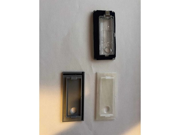 Mini Cooper License Plate Light Lens W/ Reverse Camera Mount – MINI Cooper
