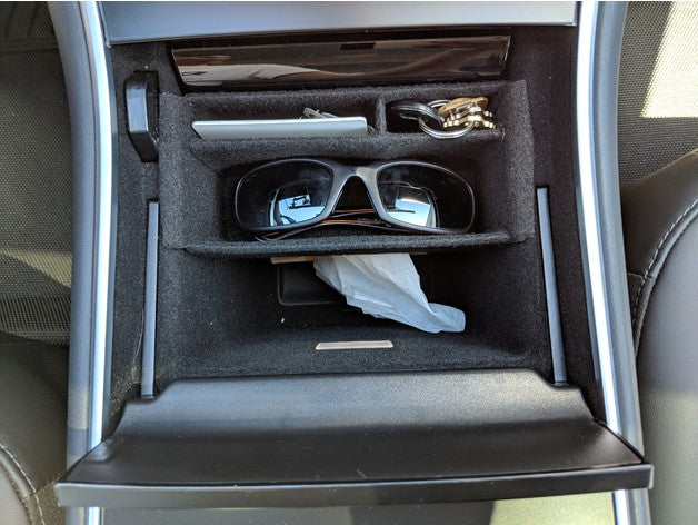 Tesla Model 3 Sunglass Tray in Center Console – Tesla Model 3