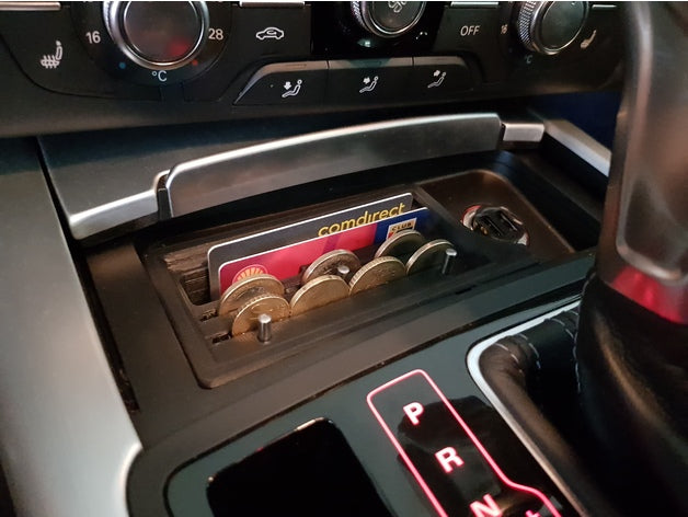 Audi A6 C7 Smartphone, Key, Card and Coin Holder - Ash Tray Replacement V2 – Audi A6