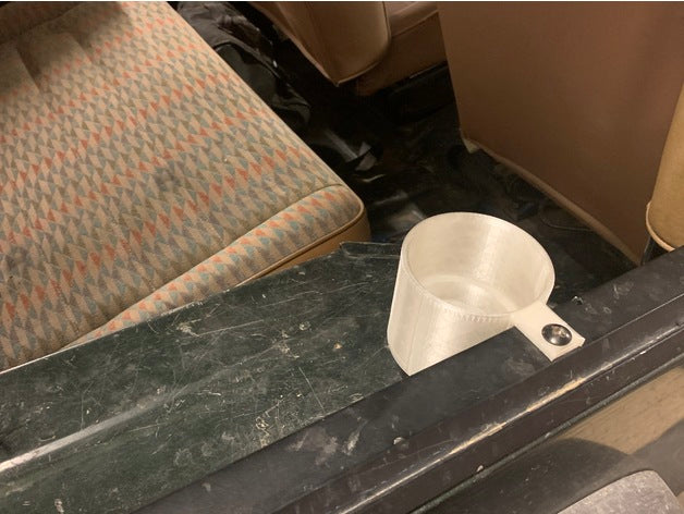Rear Seat Cup Holder for Jeep Wrangler (1986-1995) YJ – 1990 Jeep Wrangler, 1991 Jeep Wrangler, 1992 Jeep Wrangler, 1993 Jeep Wrangler, 1994 Jeep Wrangler, 1995 Jeep Wrangler